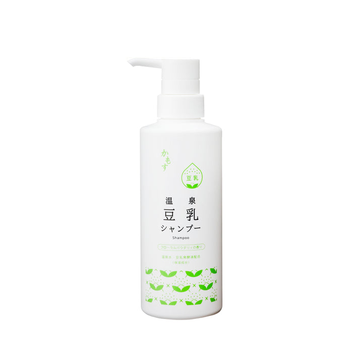 かもす　温泉豆乳シャンプー350mL｜温泉水・豆乳発酵液(イソフラボン)・ダイズ種子エキス・水溶性プロテオグリカンを配合