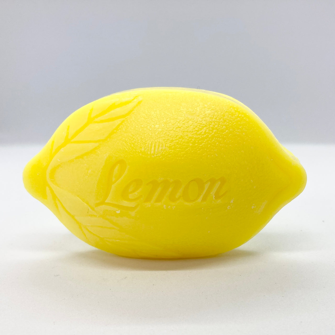 レモン石けん５コ包｜懐かしの昭和レトロ石鹸。裏には「皆様石鹸」の刻印。
